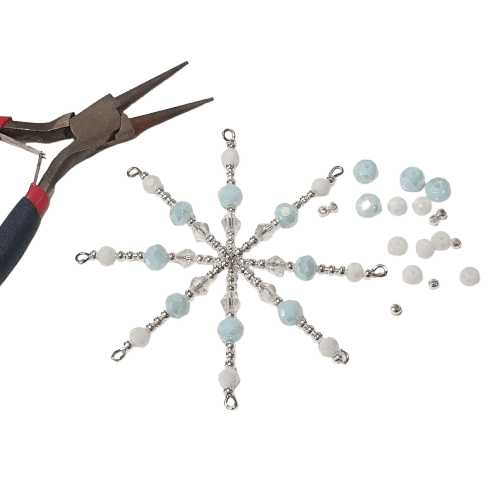 How to make a snowflake decoration