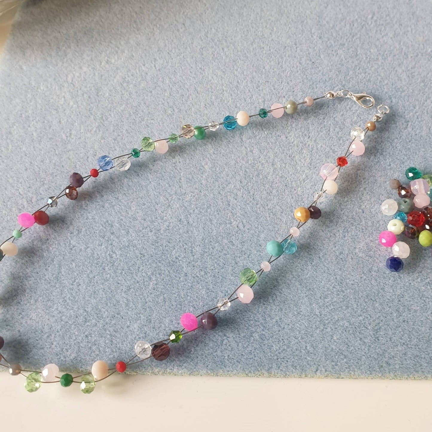 Make Your Own Two Strand Beaded Necklace