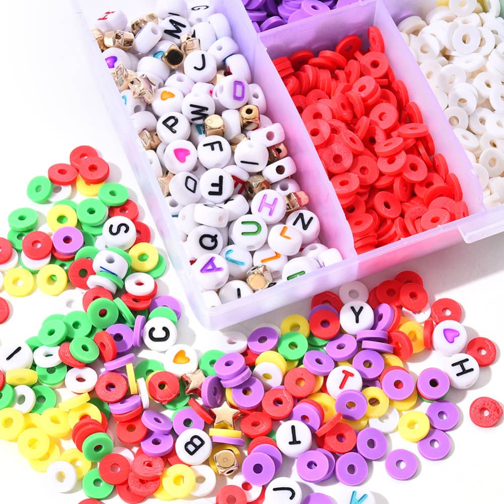 Polymer Clay Beaded Bracelet Pack
