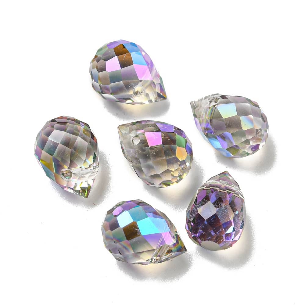 Orchid Briolette Bead