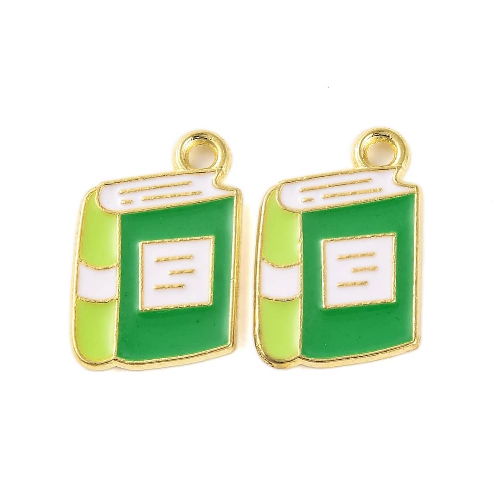 Enamel Book Charm