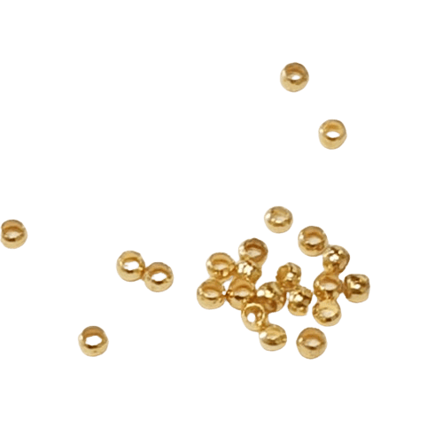 Rose gold crimps - 2mm image 0