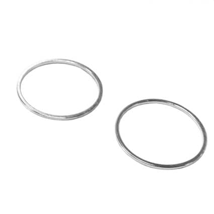 25mm Silver Plated Whiz Link