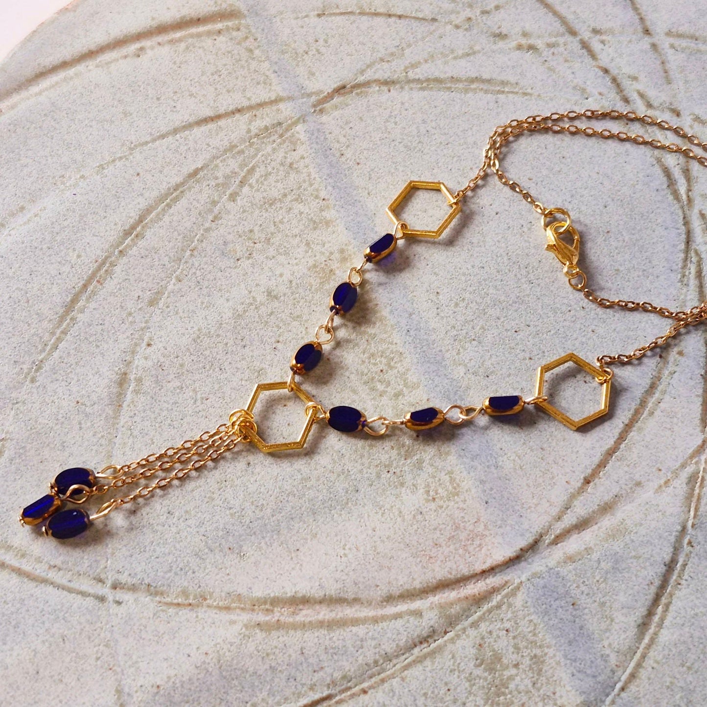 Make Your Own Honeycomb Necklace