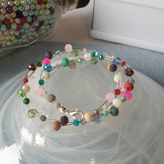 Make Your Own Two Strand Beaded Necklace