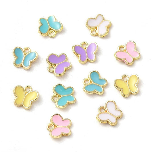 Enamel Butterfly Charm