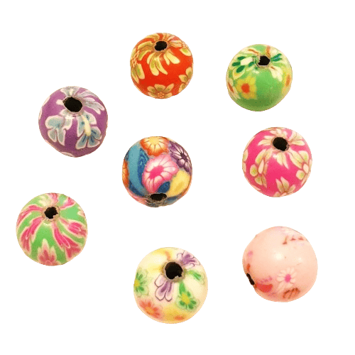 8mm Polymer Round beads image 0