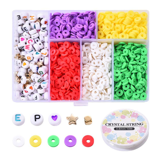Polymer Clay Beaded Bracelet Pack
