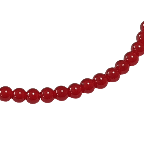 6mm Jade Imitation Glass Beads image 2
