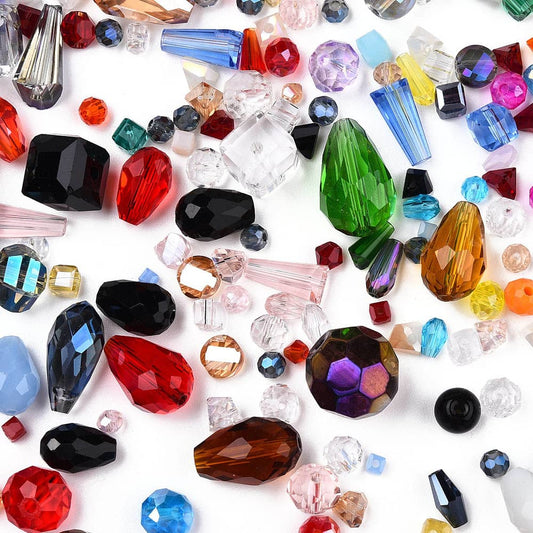 Random mix of glass beads