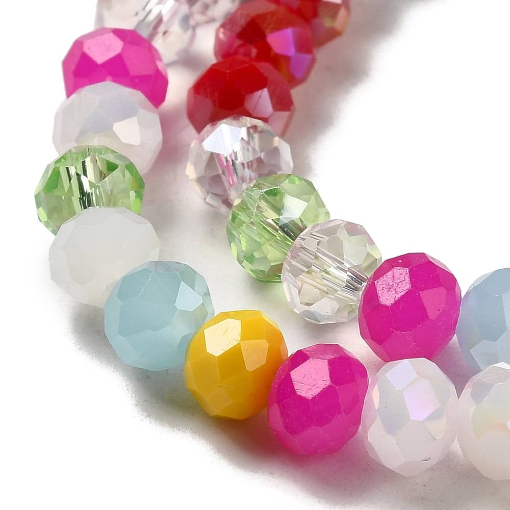 Colourful R Bead Mixed Colourful Rondelle Strands – Beading Diva - Devon Bead Shop