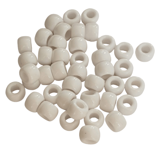 White Pony Beads